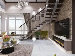 Living rooms in a house with second light photo