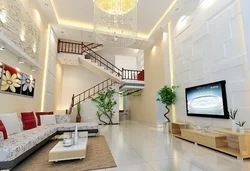 Living rooms in a house with second light photo