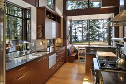 Stylish Kitchen Interior With Window