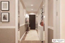 Corridor design for 3-room apartment
