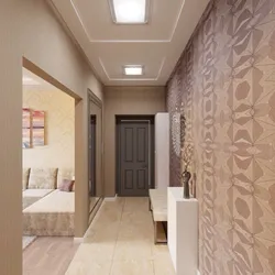 Corridor design for 3-room apartment