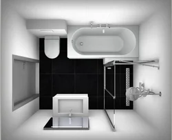 How to place a bathtub in a small bathroom photo