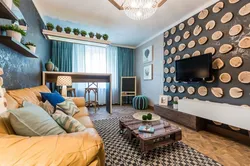 Wall Design In A Narrow Living Room