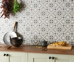 Kitchen wallpaper tile photo