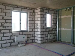 Rough Finishing Of The Apartment This Is A Photo In A New Building