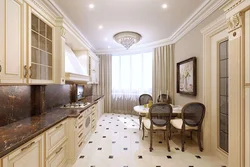 Walls in a classic kitchen photo