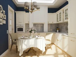 Walls in a classic kitchen photo