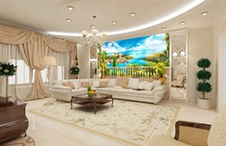 Home design living room wallpaper