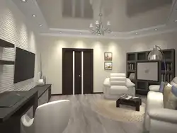 2 бөлмелі пәтердің қонақ бөлмесінің дизайны