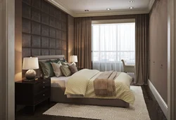 Bedroom design 13 sq m photo with one