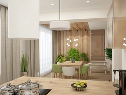 Kitchen in eco style design