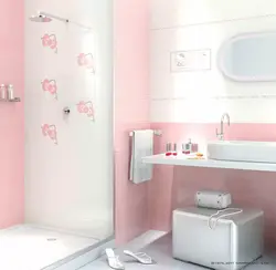 Pink bathroom design