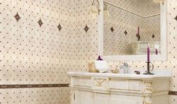 Interior Tiles Diamond Pattern For Bathroom