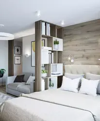 Bedroom interior with zoning