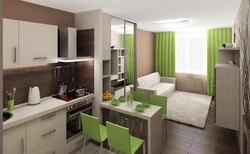 Mətbəx studiyası foto interyer dizaynı 20