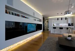 Yashash Xonasining Ichki Qismidagi LED Tasmasi
