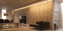 Рахи LED дар дохили ҳуҷраи меҳмонхона