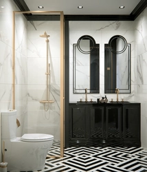 Art deco üslubunda foto hamam