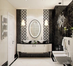 Photo bath in art deco style
