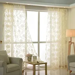 Organza in the living room photo