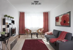 Photo of the arrangement of furniture in the apartment