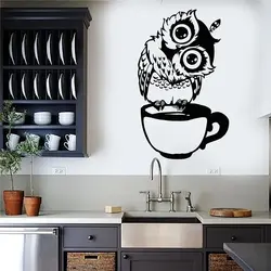 Kitchen design drawing on the wall