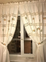 Ільняныя Шторы Для Гасцінай Фота