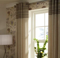 Linen Curtains For The Living Room Photo
