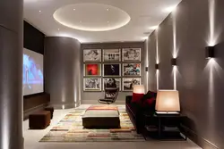 Lighting In A Modern Living Room Interior Photo