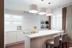 Kitchen Interiors In One Line