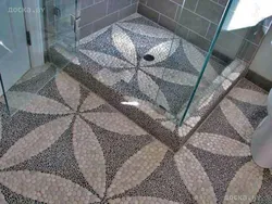 Фота Падлог Ванным Пакоі З Пліткі