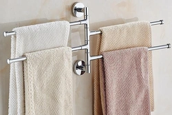 Where to hang towels in the bathroom photo