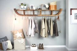 Hanger in the hallway design