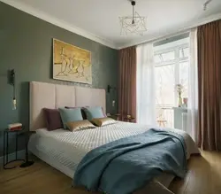 Photo of a modern bedroom 11 sq m