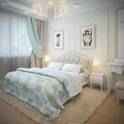 Interior of a bright classic bedroom
