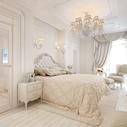 Interior of a bright classic bedroom