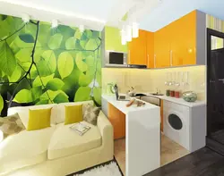 Room design 14 square meters kitchen