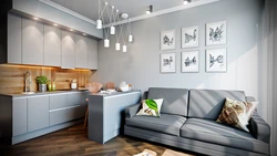 Room design 14 square meters kitchen