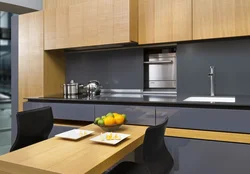 Corrugated facades for the kitchen photo