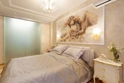 Fresco on the wall photo in the bedroom photo