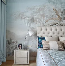 Fresco On The Wall Photo In The Bedroom Photo
