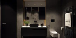 Моншаның интерьері қара түсті