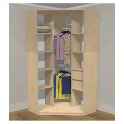 Corner Wardrobe In The Bedroom Contents With Dimensions Photo