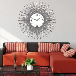Clock In The Living Room Interior