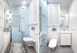 Interesting bathroom design in Khrushchev