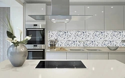 Apron for kitchen panels photo