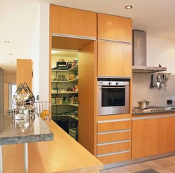 Photo of a large built-in kitchen