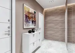 What wallpaper is in fashion for the hallway photo
