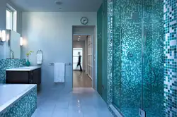 Small bathroom mosaic photo