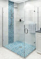 Small bathroom mosaic photo